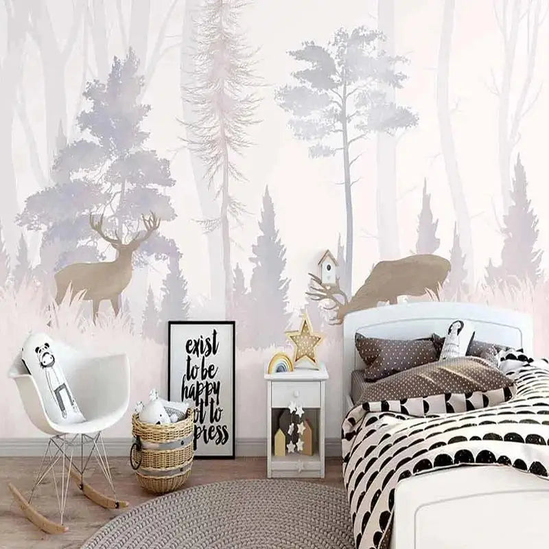 papel pintado bosque