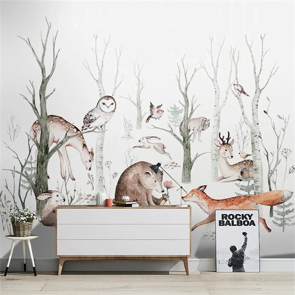 Papel Pintado Animales Bosque