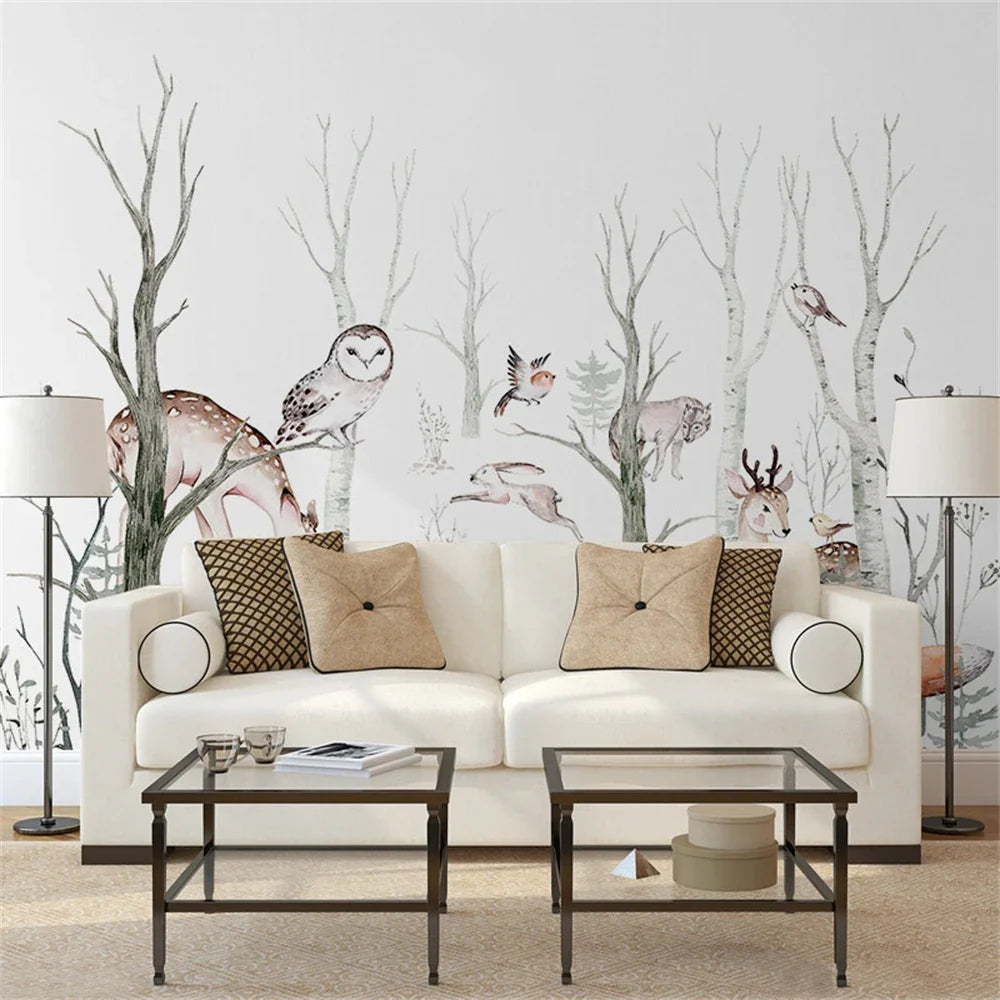 Papel Pintado Animales Bosque