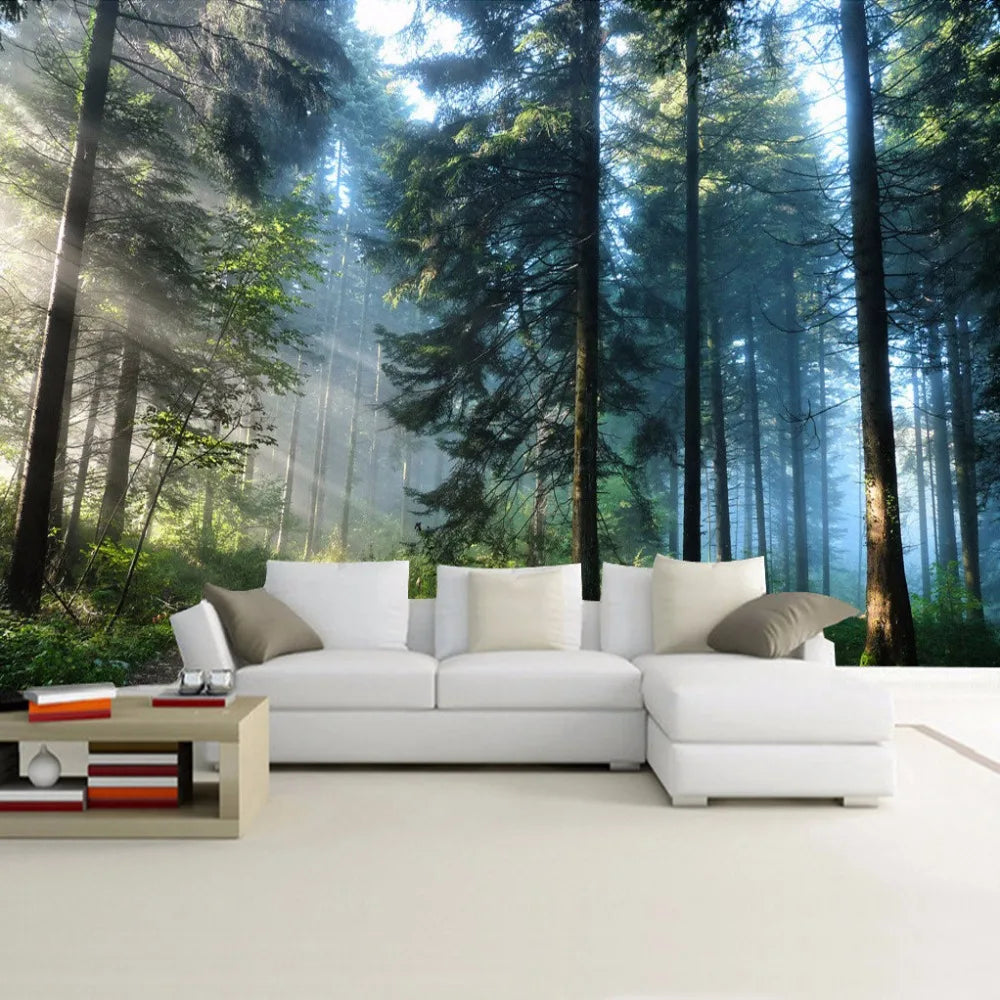 Papel Pintado Arboles Bosque