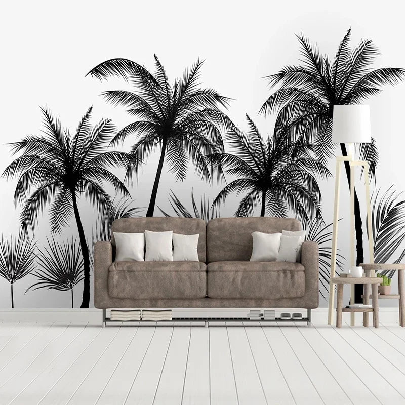 Papel Pintado De Palmera