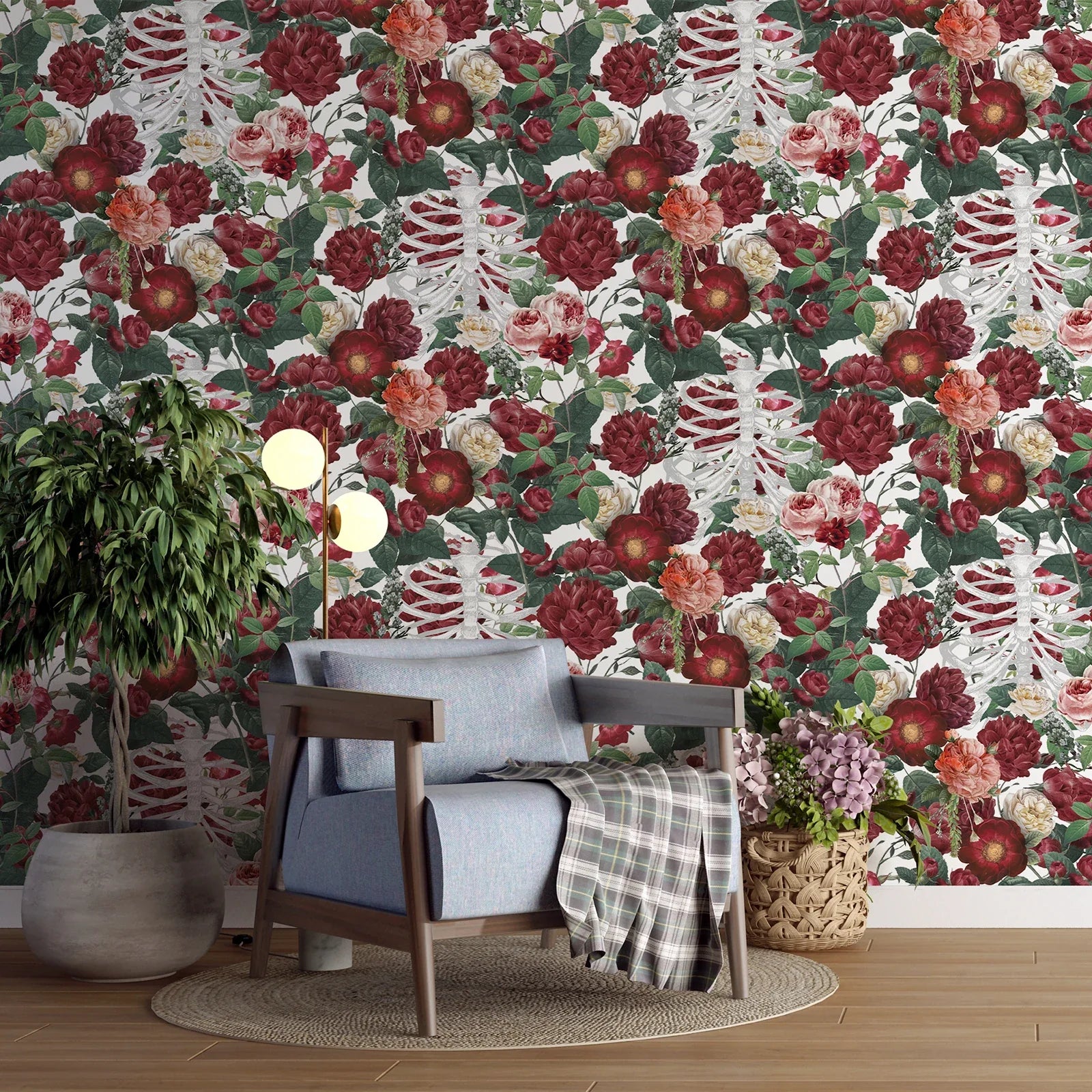 Papel Pintado Floral