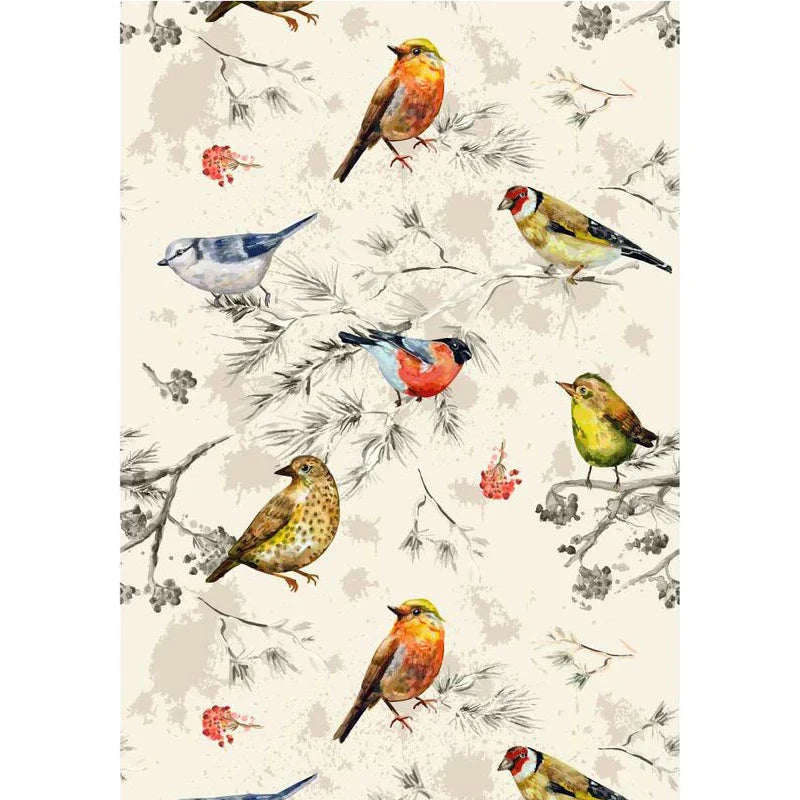 Papel Pintado Pájaros