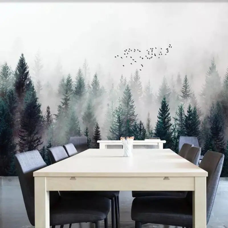 Papel Pintado Pared Bosque