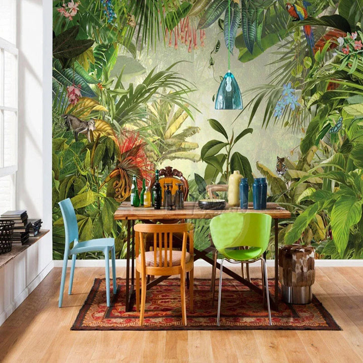 Papel Pintado Pared Tropical